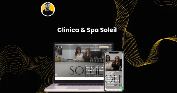 Desarrollo Clínico, UX/UI y SEO para Soleil Clínica & Spa
